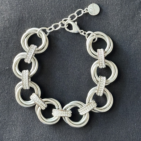 Alfani Silver Tone Multi Link Bracelet - Picture 3 of 5